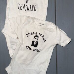 Gerber White Baby Bodysuit - That's What She Said
